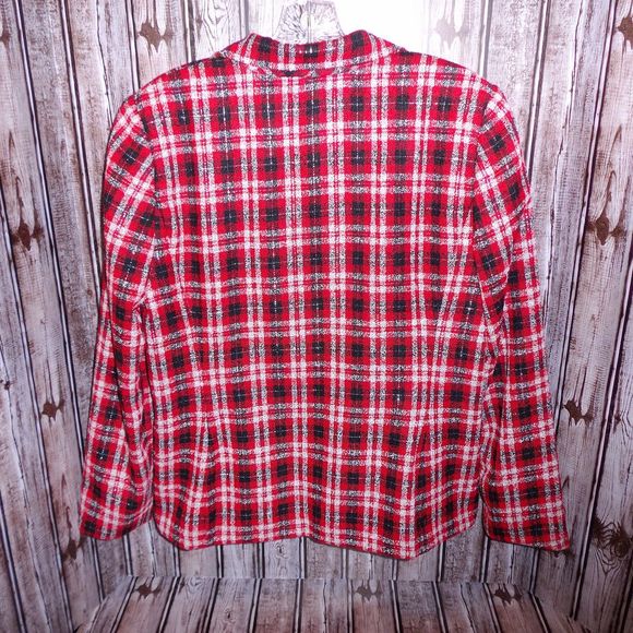 Gorgeous Vintage Tartan Plaid Blazer - Picture 2 of 3